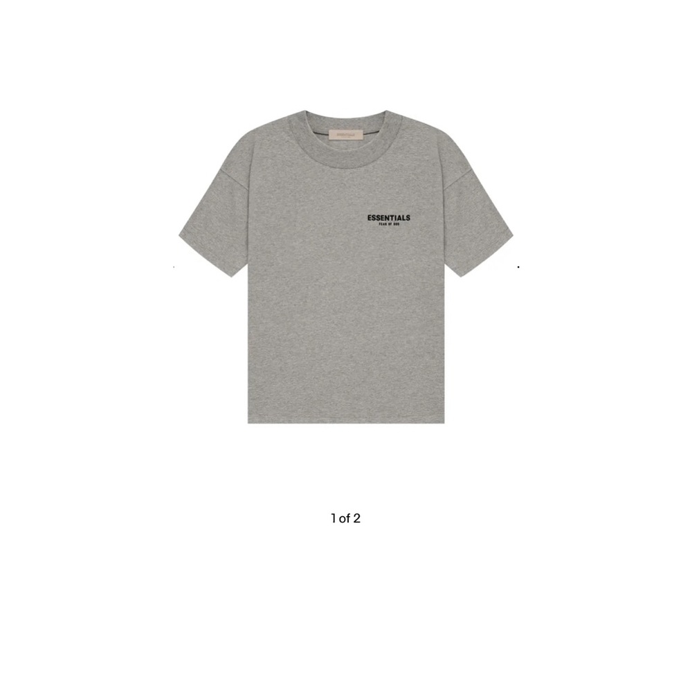 Essentials dark oatmeal tshirt